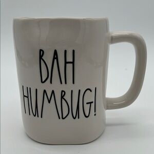 Rae Dunn White 'Bah Humbug!' Mug - Artisan Collection by Magenta​